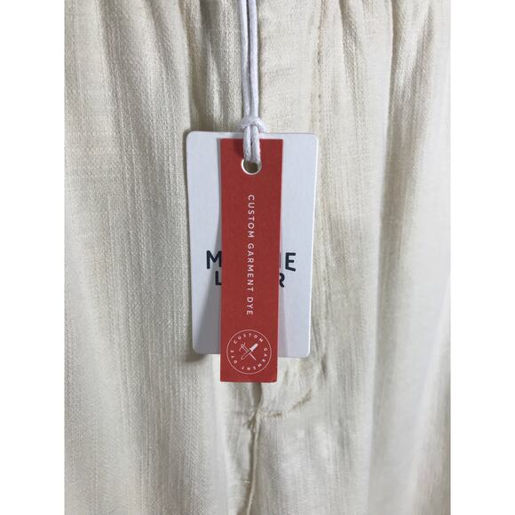 New Marine Layer Women's L Elle Relaxed Pull On Pants Cotton Vacation Travel - Picture 4 of 15